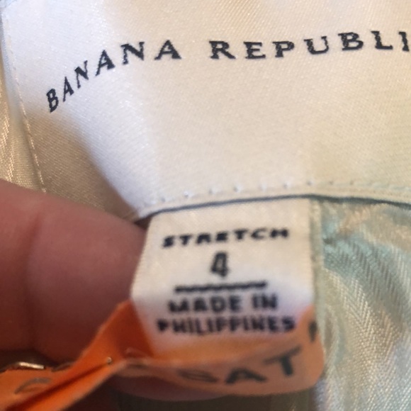 BANANA REPUBLIC  size 4 Stretch Wool Classic Gray Career Timeless Lined $188 EU - Picture 13 of 16